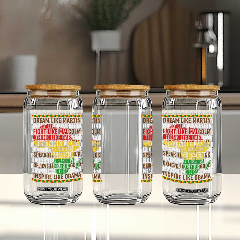 Black History Month Glass Can Dream Like Martin Lead Like Harriet TS14 Print Your Wear
