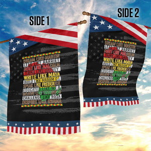 Black History Month Garden Flag Dream Like Martin Lead Like Harriet TS14 Print Your Wear