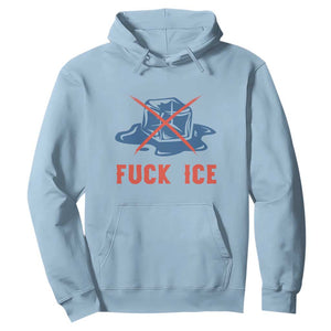 Ice Cube Anti ICE Immigration Human Rights Meme Hoodie TS14 Light Blue Print Your Wear