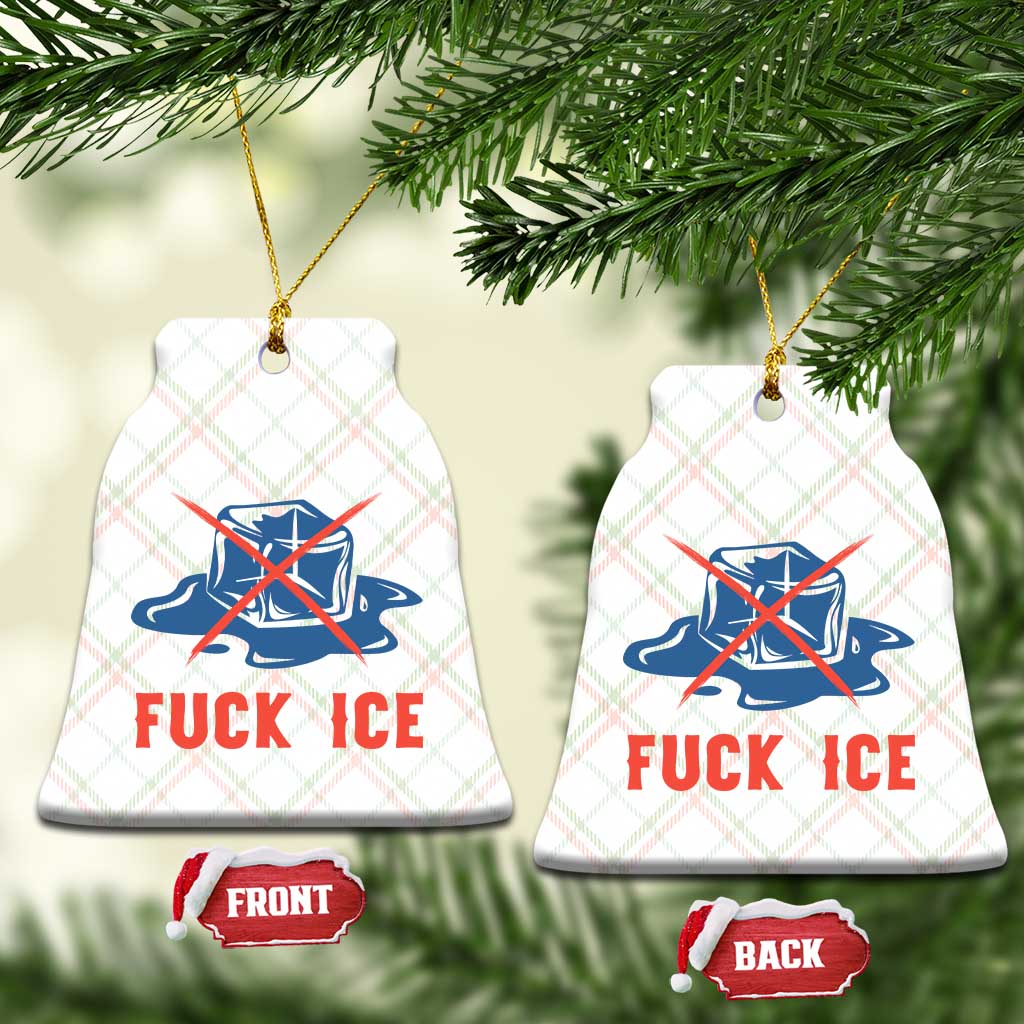 Ice Cube Anti ICE Immigration Human Rights Meme Ceramic Ornament TS14 Print Your Wear