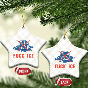 Ice Cube Anti ICE Immigration Human Rights Meme Ceramic Ornament TS14 Print Your Wear