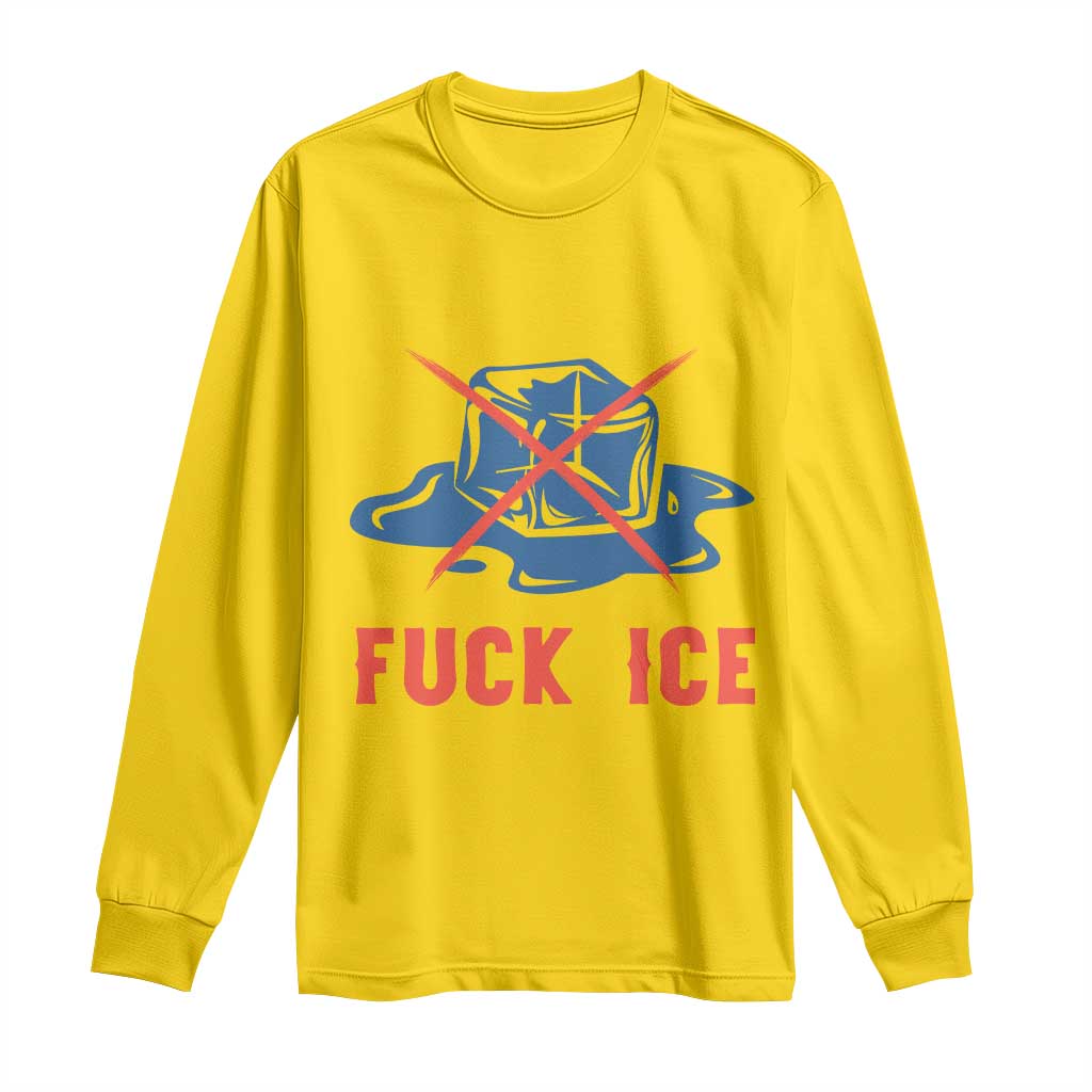 Ice Cube Anti ICE Immigration Human Rights Meme Long Sleeve Shirt TS14 Daisy Print Your Wear