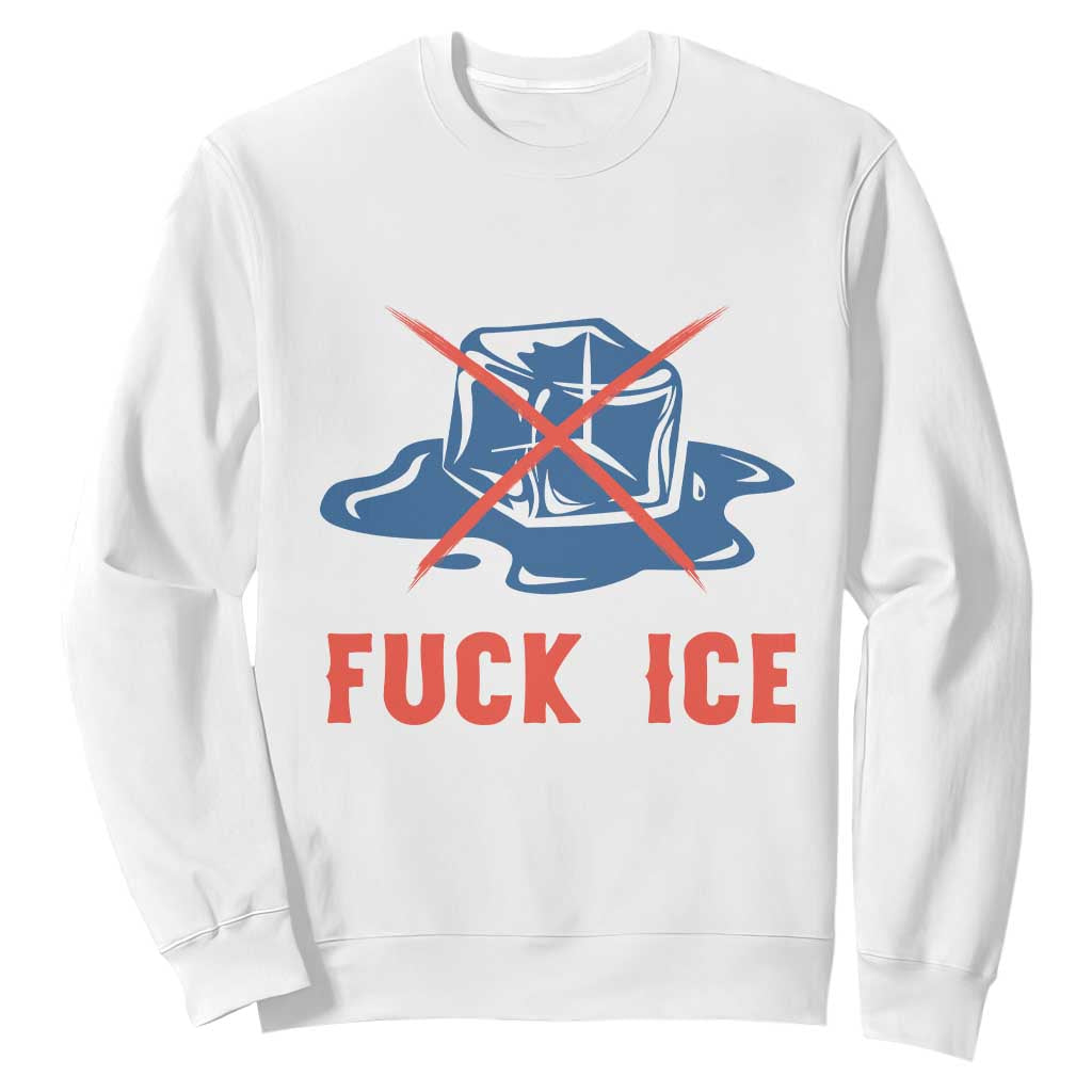 Ice Cube Anti ICE Immigration Human Rights Meme Sweatshirt TS14 White Print Your Wear