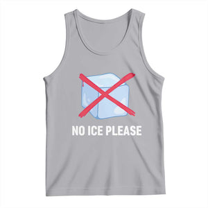 No Ice Please Tank Top Ice Cube Anti ICE Deportation Human Rights Protest TS14 Athletic Heather Print Your Wear