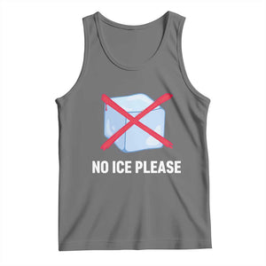 No Ice Please Tank Top Ice Cube Anti ICE Deportation Human Rights Protest TS14 Black Heather Print Your Wear