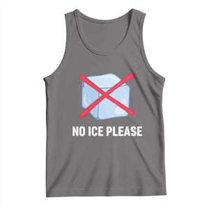 No Ice Please Tank Top Ice Cube Anti ICE Deportation Human Rights Protest TS14 Deep Heather Print Your Wear
