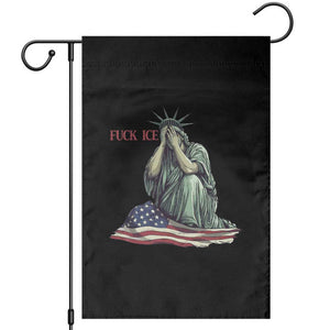 Statue of Liberty Anti ICE Deportation Human Rights Protest Garden Flag TS14 Black Print Your Wear