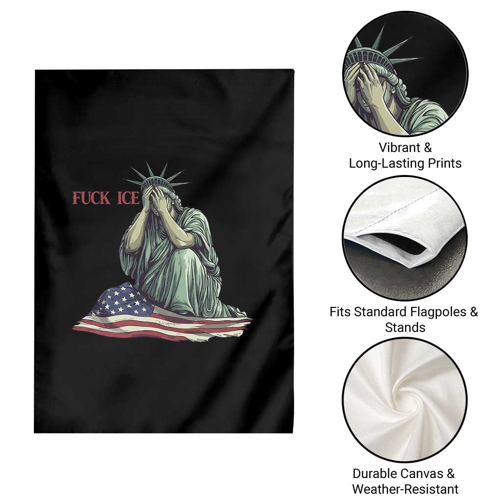 Statue of Liberty Anti ICE Deportation Human Rights Protest Garden Flag TS14 Print Your Wear