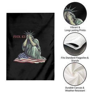 Statue of Liberty Anti ICE Deportation Human Rights Protest Garden Flag TS14 Print Your Wear