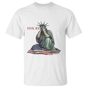 Statue of Liberty Anti ICE Deportation Human Rights Protest T Shirt TS14 White Print Your Wear