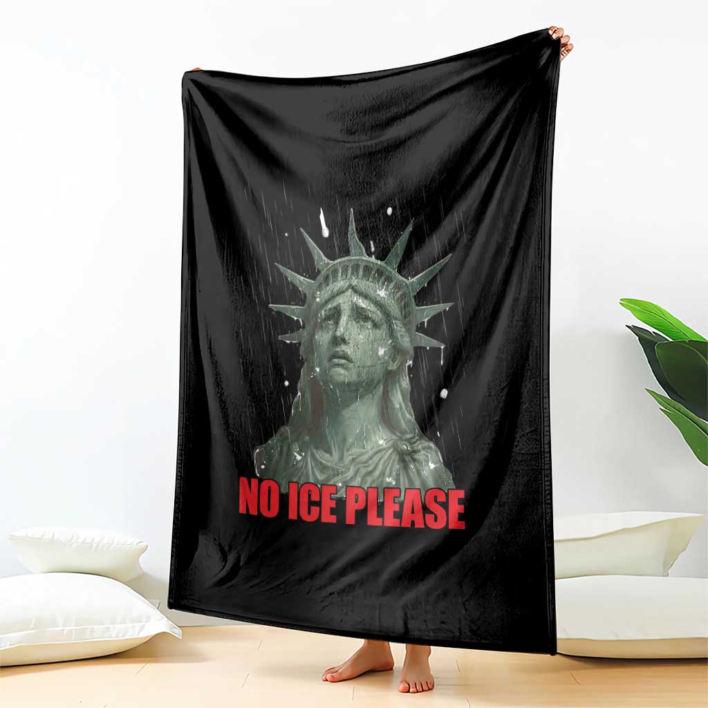 No Ice Please Throw Blanket Statue of Liberty Crying Anti ICE Deportation Human Rights TS14 Print Your Wear