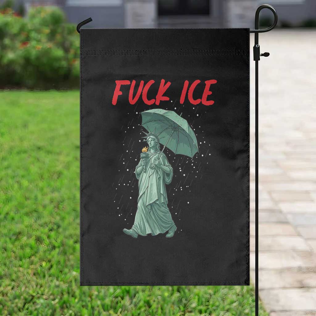 Statue of Liberty Crying Anti ICE Protest Meme Garden Flag TS14 Print Your Wear