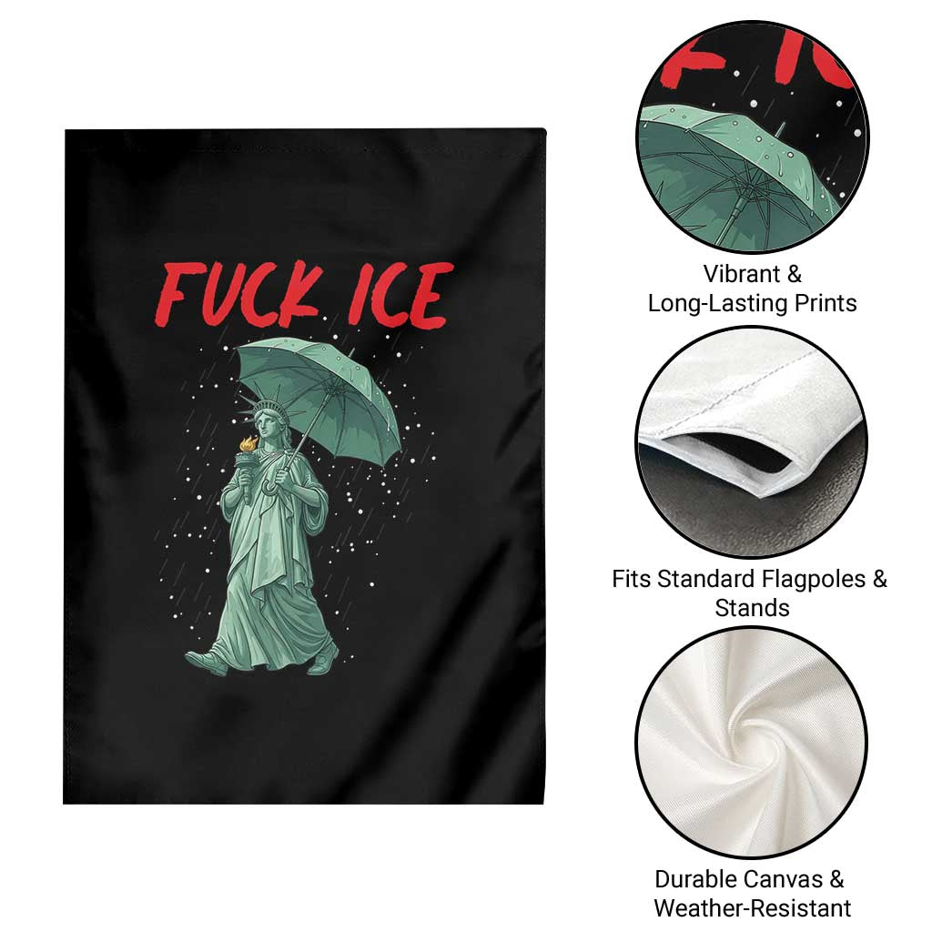 Statue of Liberty Crying Anti ICE Protest Meme Garden Flag TS14 Print Your Wear