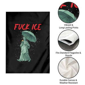 Statue of Liberty Crying Anti ICE Protest Meme Garden Flag TS14 Print Your Wear