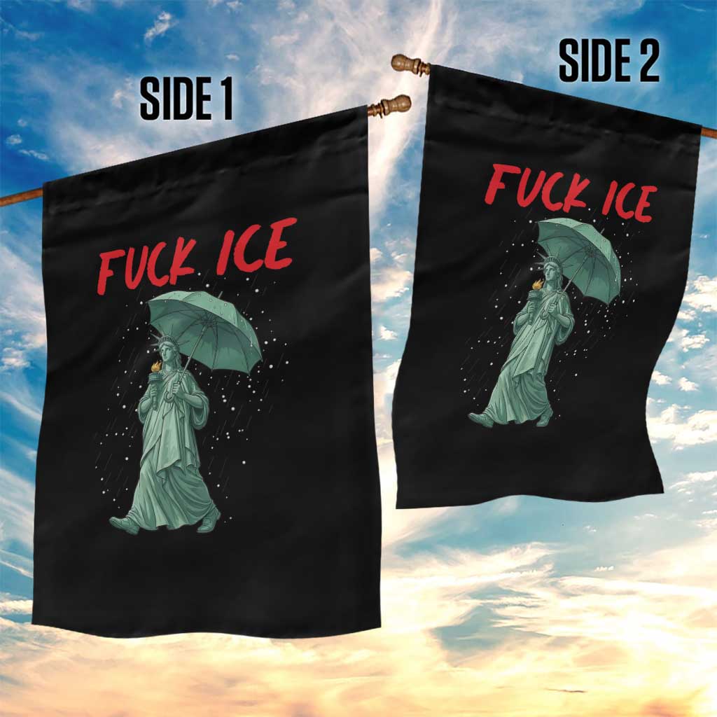 Statue of Liberty Crying Anti ICE Protest Meme Garden Flag TS14 Print Your Wear