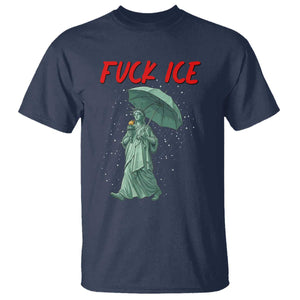 Statue of Liberty Crying Anti ICE Protest Meme T Shirt TS14 Navy Print Your Wear