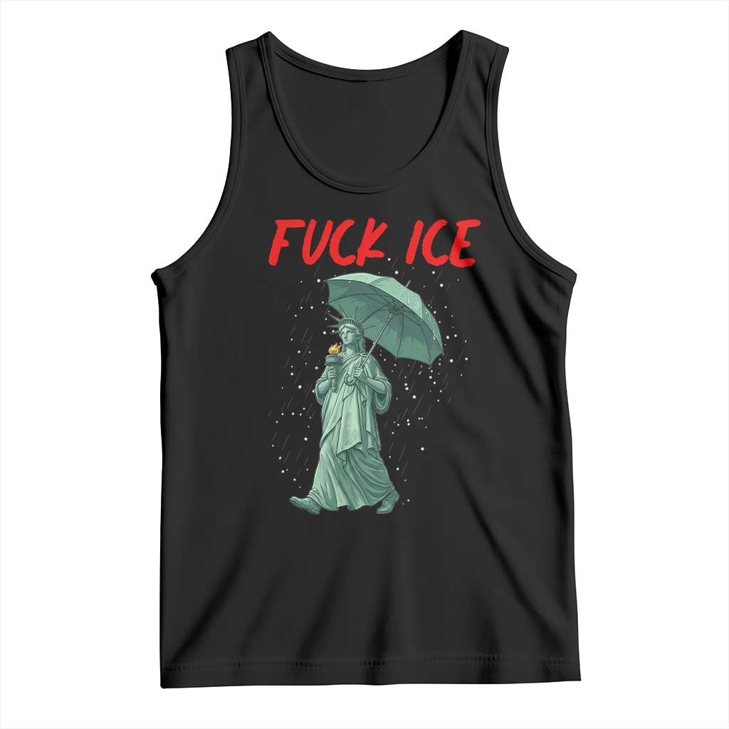 Statue of Liberty Crying Anti ICE Protest Meme Tank Top TS14 Black Print Your Wear