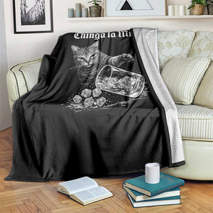 Funny Cat Anti ICE Meme Throw Blanket TS14 Print Your Wear