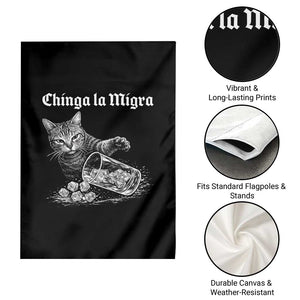 Funny Cat Anti ICE Meme Garden Flag TS14 Print Your Wear