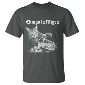 Funny Cat Anti ICE Meme T Shirt TS14 Dark Heather Print Your Wear