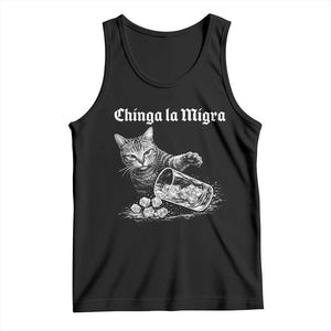 Funny Cat Anti ICE Meme Tank Top TS14 Black Print Your Wear