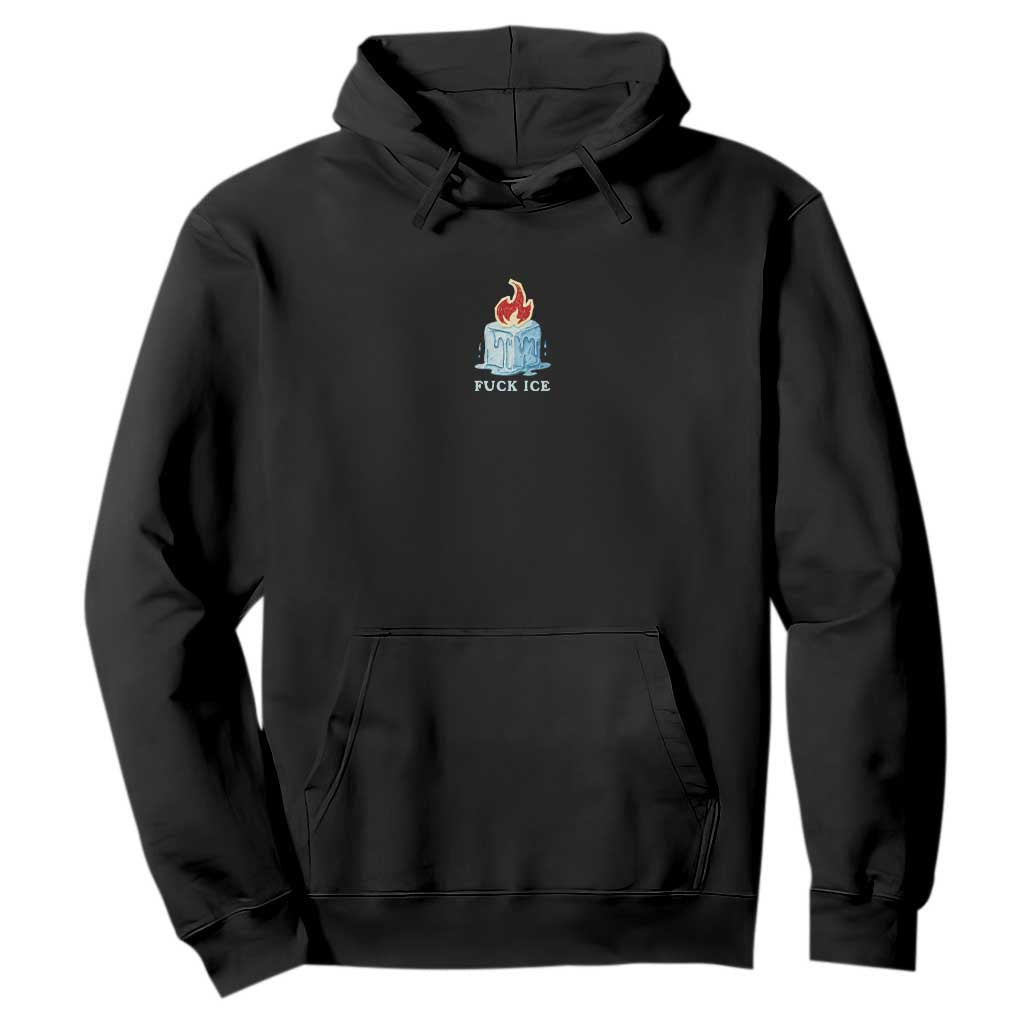Fck Ice Hoodie Anti ICE Immigration Deportation Human Rights Protest TS14 Black Print Your Wear