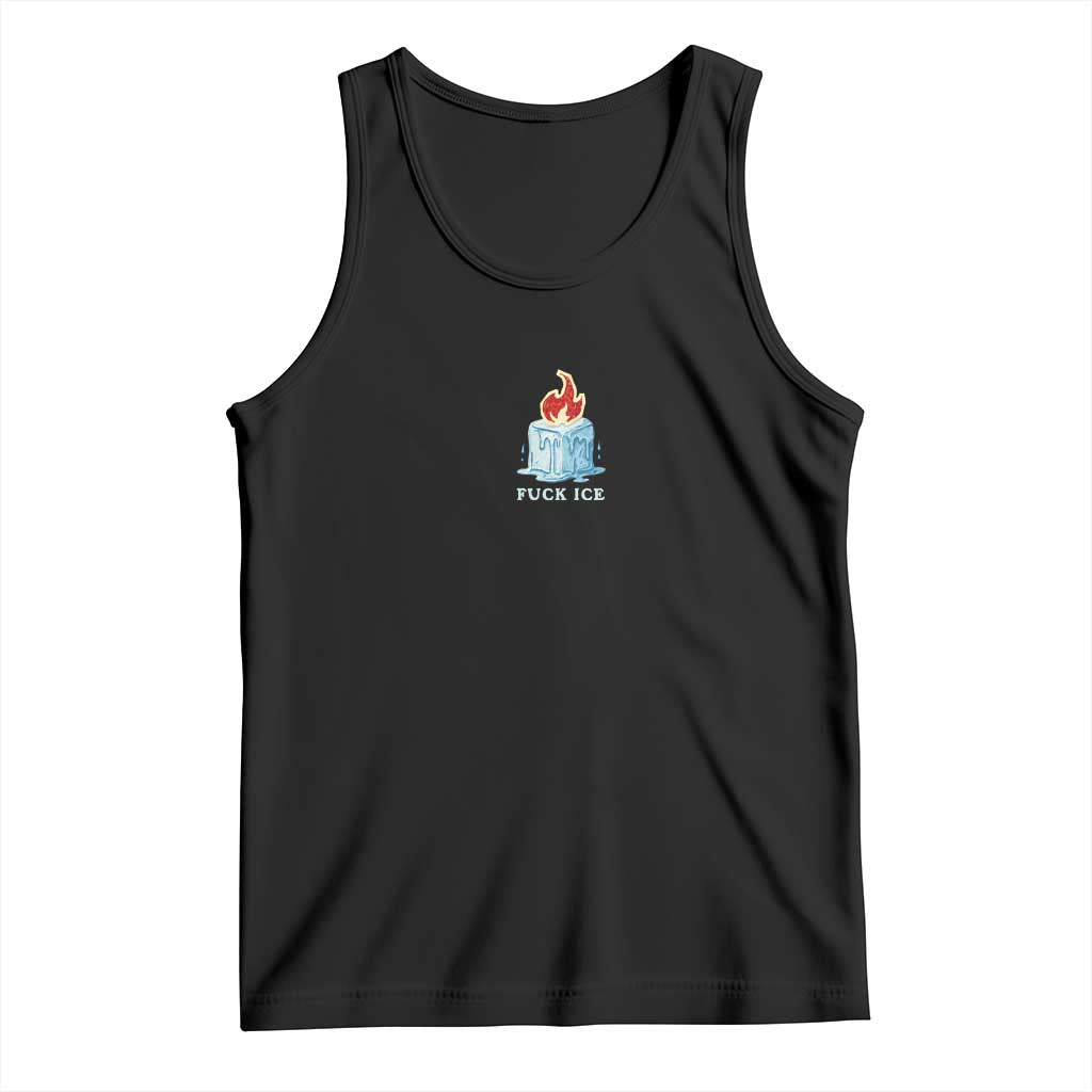 Fck Ice Tank Top Anti ICE Immigration Deportation Human Rights Protest TS14 Black Print Your Wear