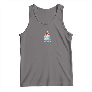 Fck Ice Tank Top Anti ICE Immigration Deportation Human Rights Protest TS14 Deep Heather Print Your Wear