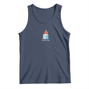 Fck Ice Tank Top Anti ICE Immigration Deportation Human Rights Protest TS14 Navy Print Your Wear