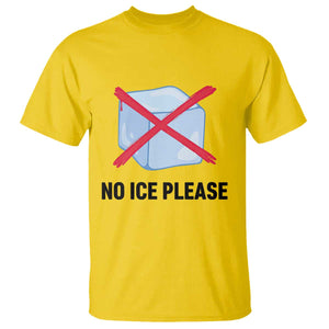 No Ice Please T Shirt Subtle Anti ICE Deportation Human Rights TS14 Daisy Print Your Wear