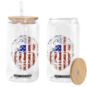 Cesar Chavez Glass Can Hispanic Heritage Month American Flag Portrait TS14 Print Your Wear