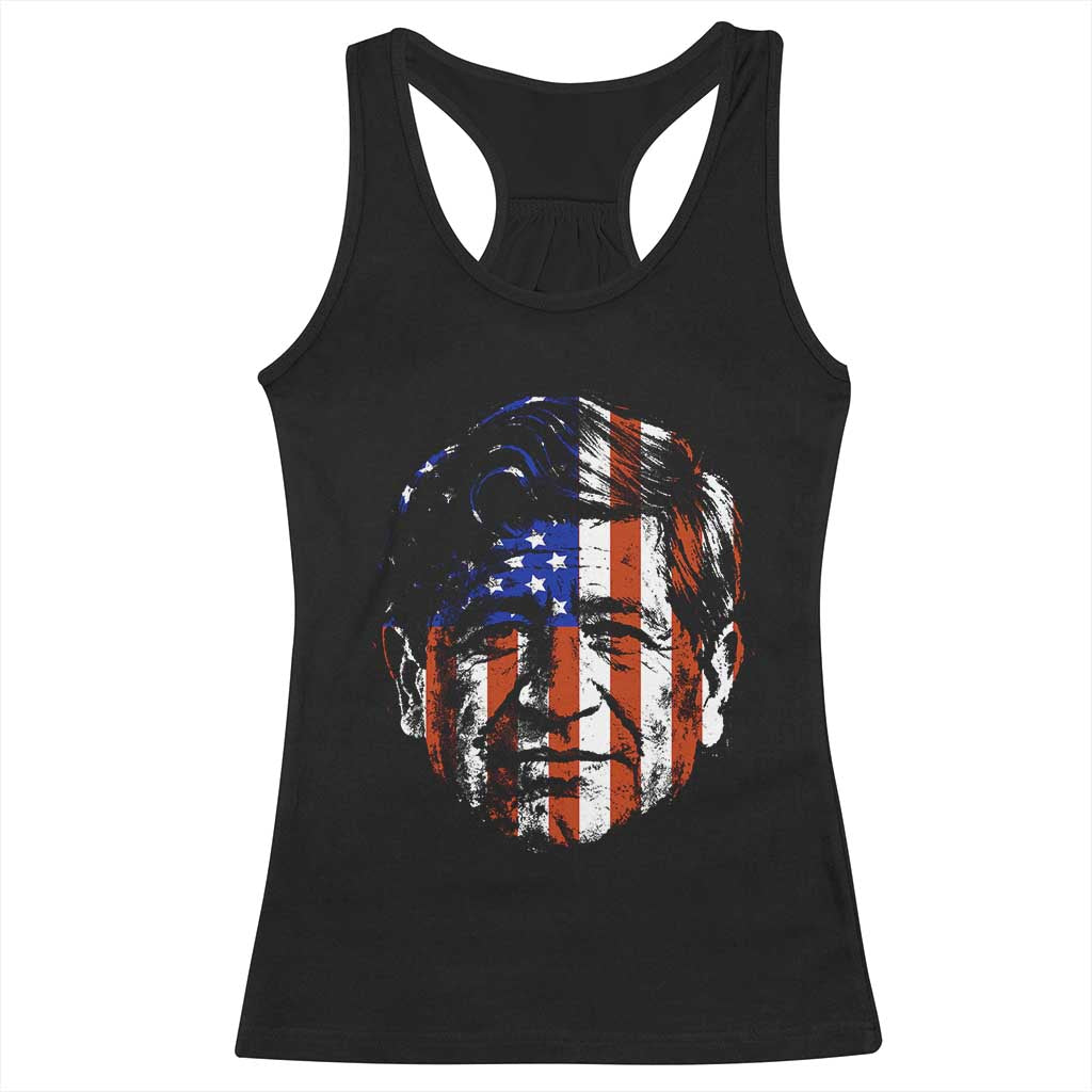 Cesar Chavez Racerback Tank Top Hispanic Heritage Month American Flag Portrait TS14 Black Print Your Wear