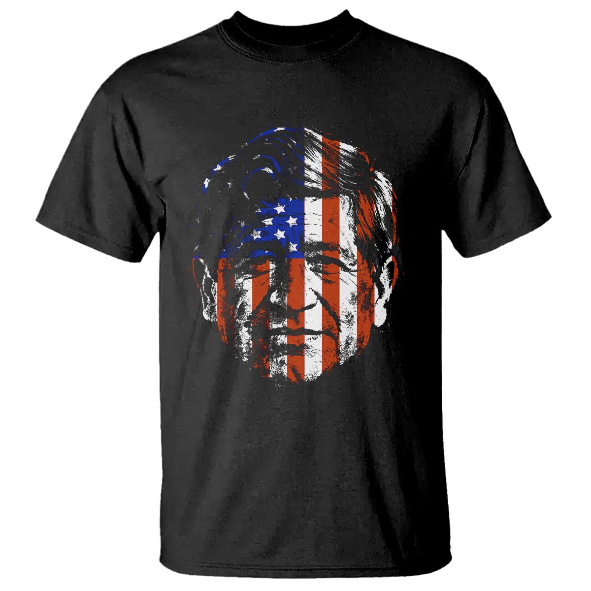 Cesar Chavez T Shirt Hispanic Heritage Month American Flag Portrait TS14 Black Print Your Wear
