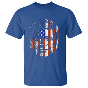 Cesar Chavez T Shirt Hispanic Heritage Month American Flag Portrait TS14 Royal Blue Print Your Wear