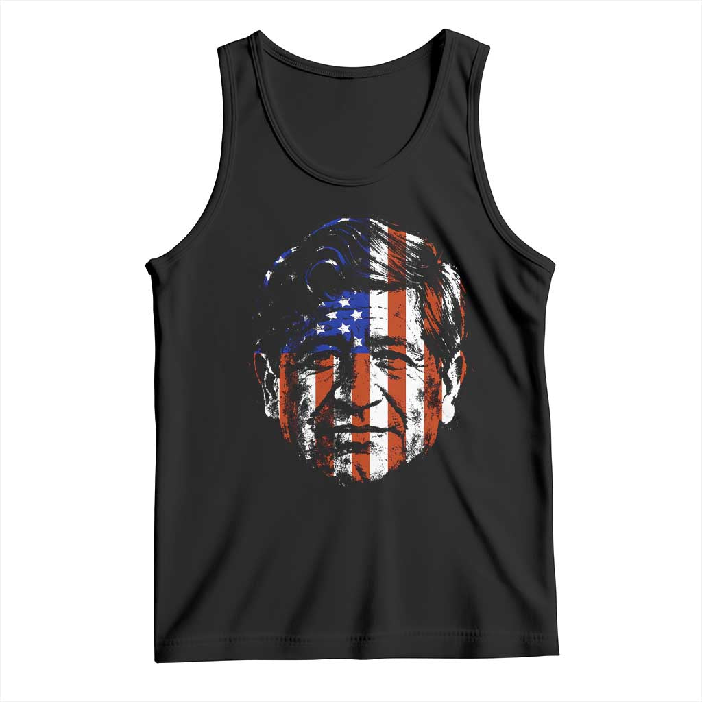 Cesar Chavez Tank Top Hispanic Heritage Month American Flag Portrait TS14 Black Print Your Wear