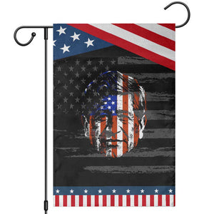 Cesar Chavez Garden Flag Hispanic Heritage Month American Flag Portrait TS14 Distressed Black Blue Print Your Wear
