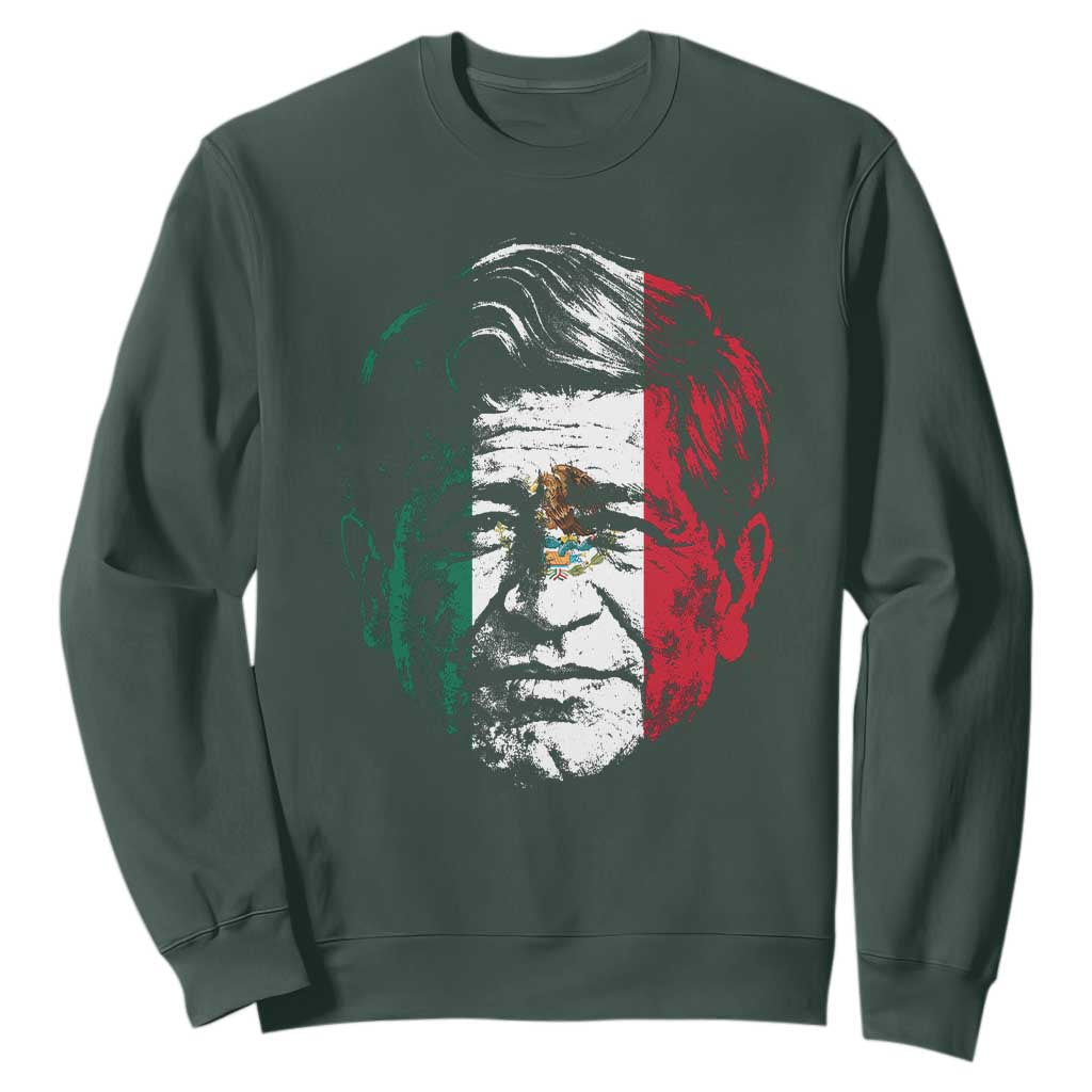 Cesar Chavez Day Mexican American Pride Sweatshirt TS14 Dark Forest Green Print Your Wear
