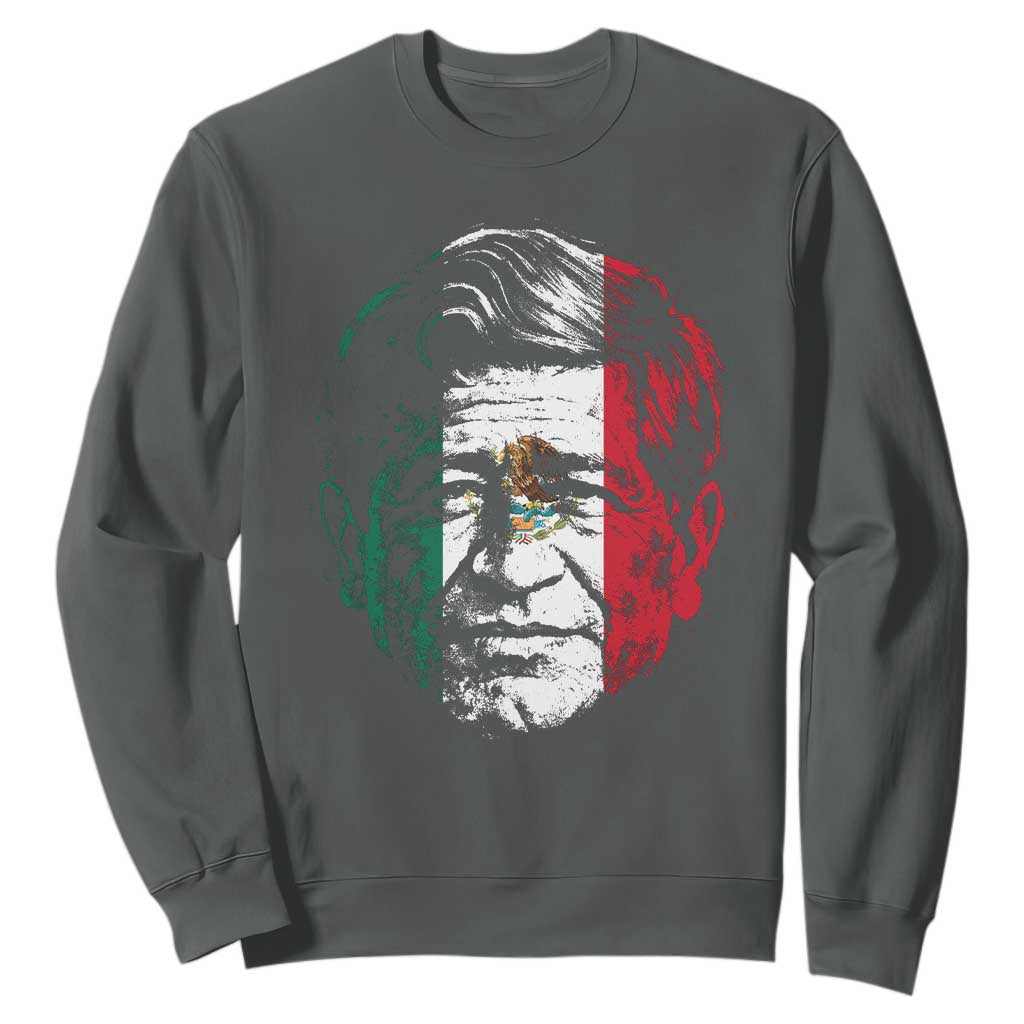 Cesar Chavez Day Mexican American Pride Sweatshirt TS14 Dark Heather Print Your Wear