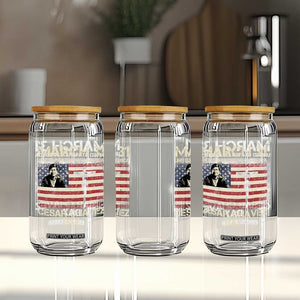 Cesar Chavez March 31 Celebration Glass Can Christian American Flag Religious TS14 Print Your Wear
