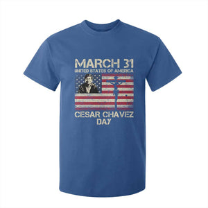 Cesar Chavez March 31 Celebration T Shirt For Kid Christian American Flag Religious TS14 Royal Blue Print Your Wear