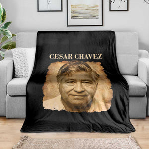 Cesar Chavez Throw Blanket Mexican American Pride Latino Heritage TS14 Print Your Wear