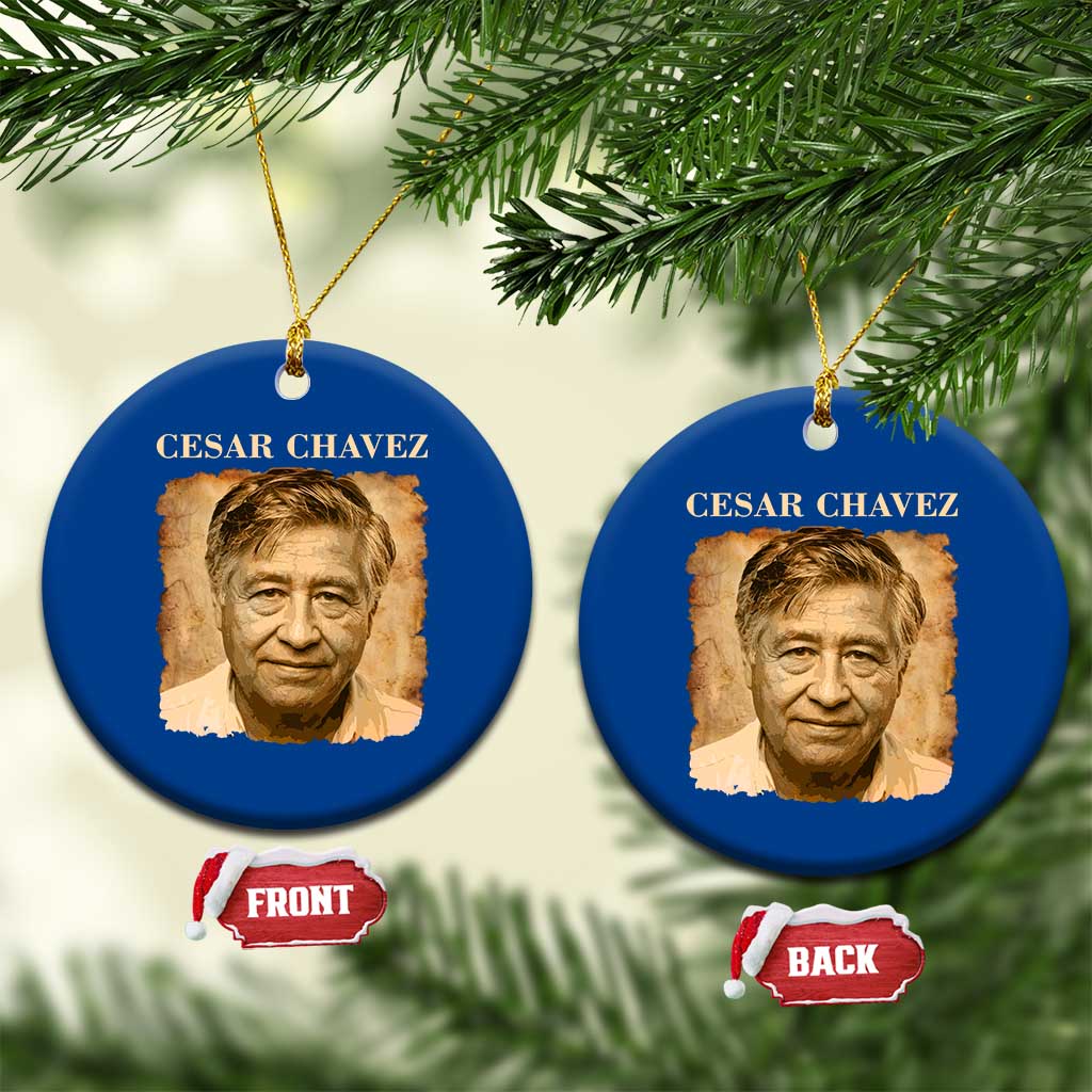 Cesar Chavez Ceramic Ornament Mexican American Pride Latino Heritage TS14 1pc Blue Print Your Wear