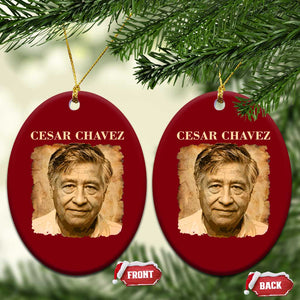 Cesar Chavez Ceramic Ornament Mexican American Pride Latino Heritage TS14 Print Your Wear