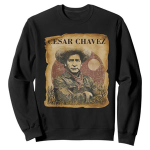 Cesar Chavez Sweatshirt Hispanic Heritage Mexican American Pride Latino TS14 Black Print Your Wear