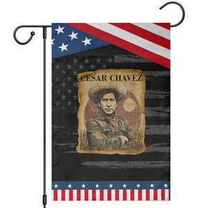 Cesar Chavez Garden Flag Hispanic Heritage Mexican American Pride Latino TS14 Distressed Black Blue Print Your Wear