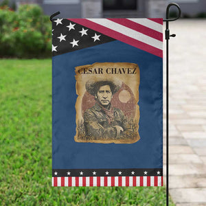Cesar Chavez Garden Flag Hispanic Heritage Mexican American Pride Latino TS14 Classic Blue Black Print Your Wear