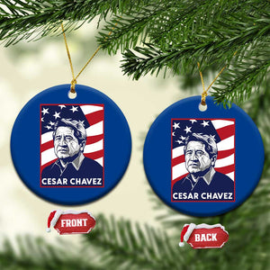 Cesar Chavez Ceramic Ornament Labor Leader Mexican American Pride TS14 1pc Blue Print Your Wear
