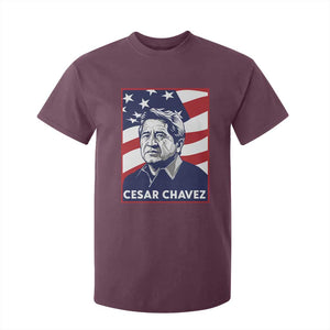 Cesar Chavez T Shirt For Kid Labor Leader Mexican American Pride TS14 Maroon Print Your Wear
