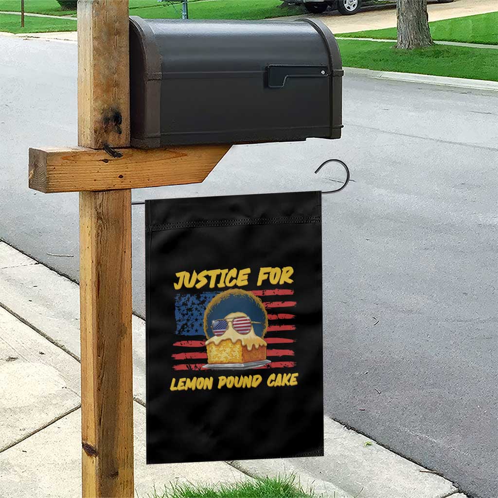 Justice For Lemon Pound Cake Garden Flag Funny US Flag Cake Parody Rap Free Speech TS14 Print Your Wear