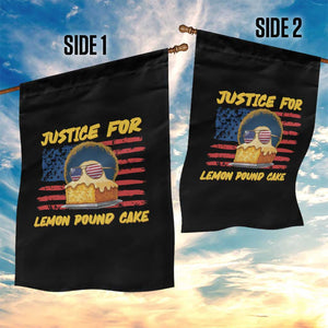 Justice For Lemon Pound Cake Garden Flag Funny US Flag Cake Parody Rap Free Speech TS14 Print Your Wear